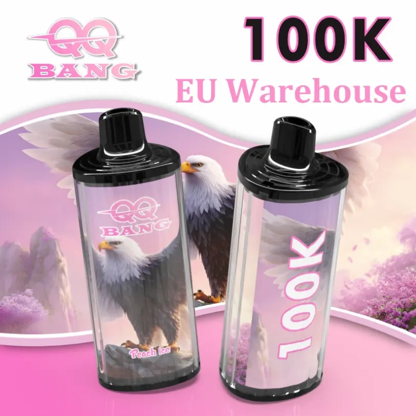 QQ Bang 100K Puffs EU Warehouse Crystal Vape 100000 Best Disposable Vaper Original Brand