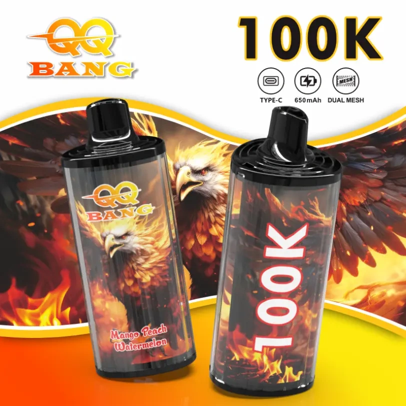 QQ Bang 100K Puffs EU Warehouse Crystal Vape 100000 Best Disposable Vaper Original Brand