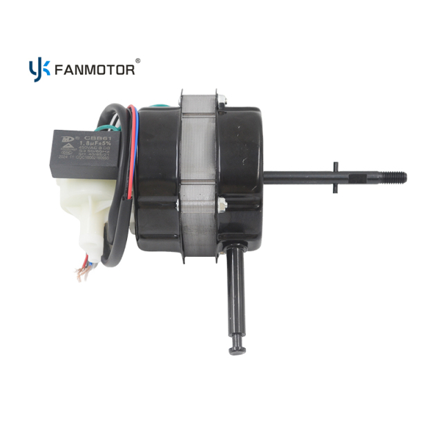 Motor de ventilador con carcasa negra y cojinete de bolas para mesa y soporte
