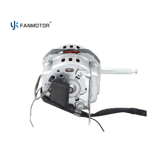 Motor de ventilador de pared con cojinetes impregnados en aceite y carcasa plateada