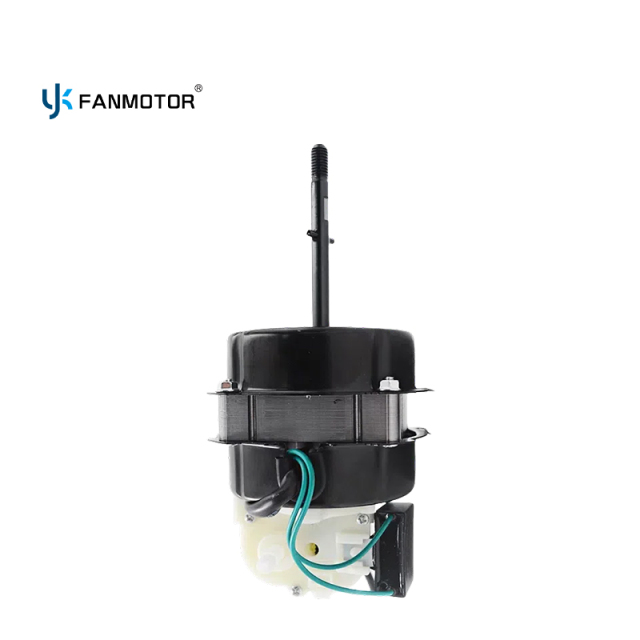 Motor de ventilador con carcasa negra y cojinete de bolas para mesa y soporte