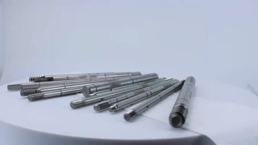 OEM Custom High-Quality C45# Steel Linear Splined Worm Fan Motor Shaft