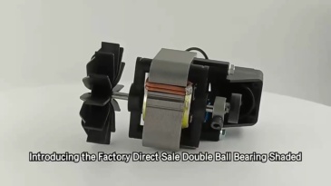 Motor de polos sombreados con rodamientos de bolas YK6225 para compresor nebulizador