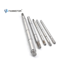 OEM Custom High-Quality C45# Steel Linear Splined Worm Fan Motor Shaft