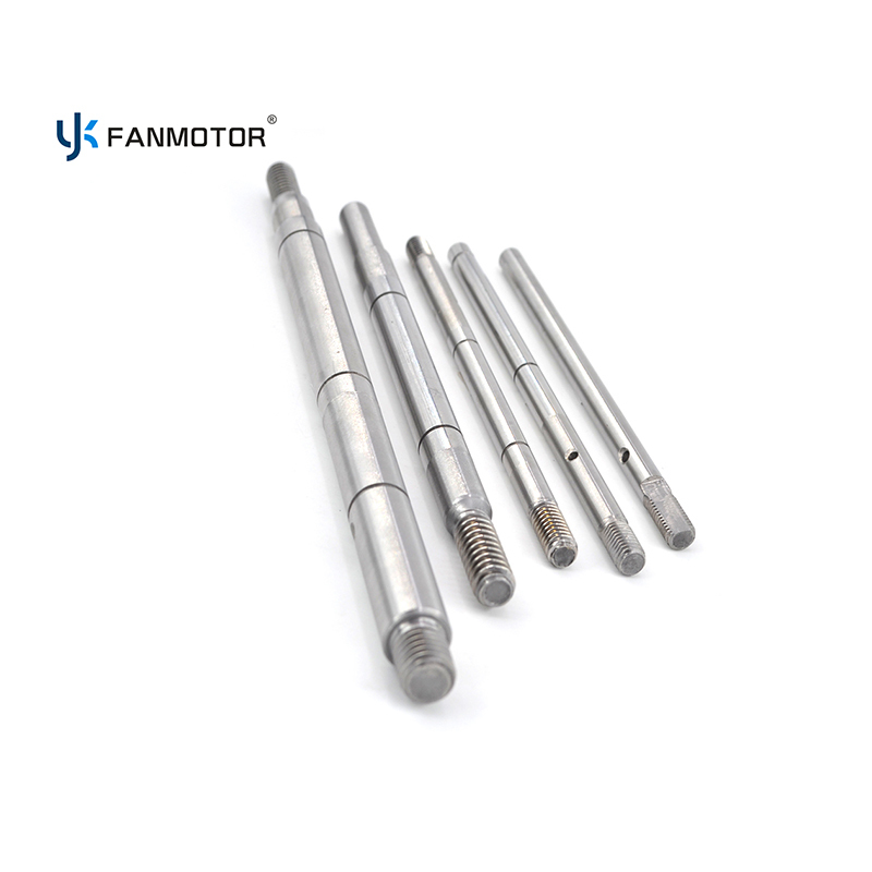 OEM Custom High-Quality C45# Steel Linear Splined Worm Fan Motor Shaft
