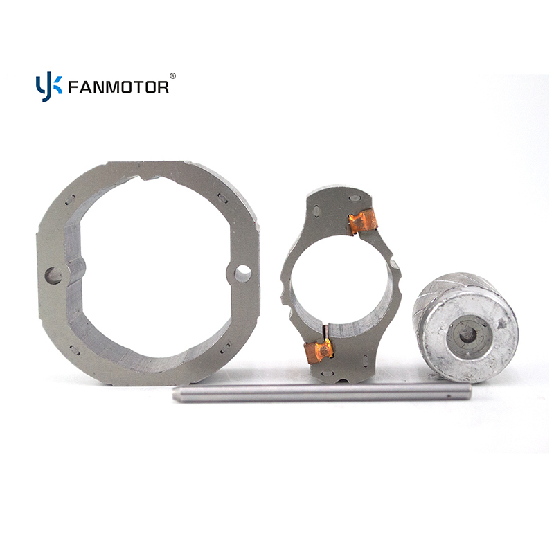 YJ58 Series Shaded Pole Motor Accessories Rotor Stator Shaft