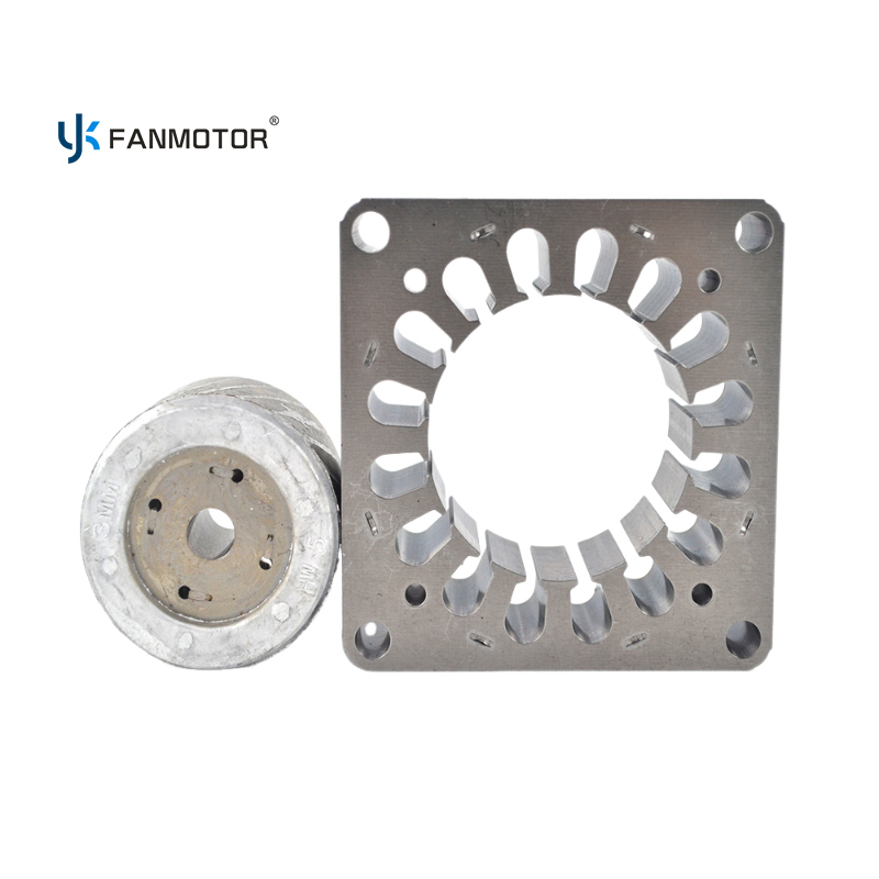 66/71/74/75/98/108mm Series AC Fan Motor Core Components Stator Rotor