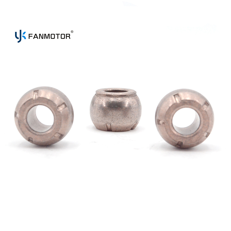 Motor de ventilador sumergido en aceite de alta carga con buje esférico sinterizado de 18 x 8 x 13 mm
