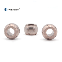 Motor de ventilador sumergido en aceite de alta carga con buje esférico sinterizado de 18 x 8 x 13 mm