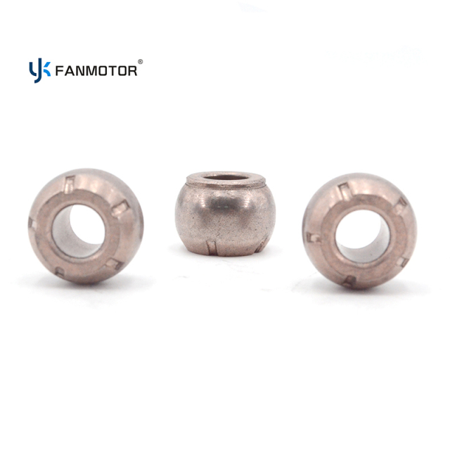 Motor de ventilador sumergido en aceite de alta carga con buje esférico sinterizado de 18 x 8 x 13 mm