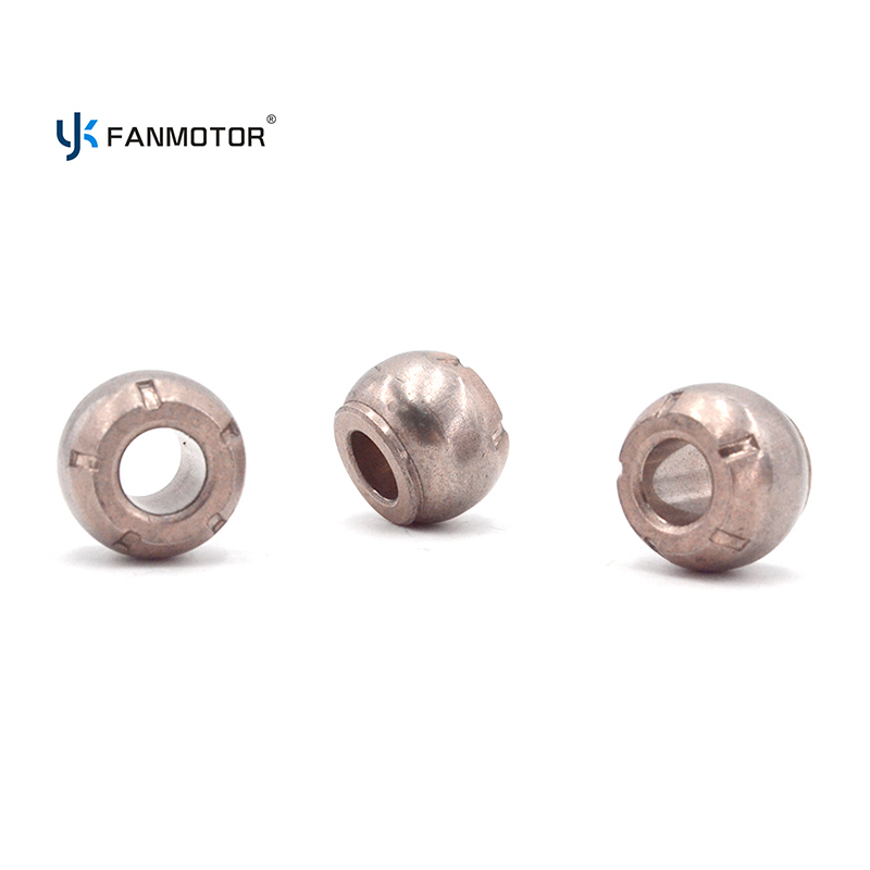 Motor de ventilador sumergido en aceite de alta carga con buje esférico sinterizado de 18 x 8 x 13 mm