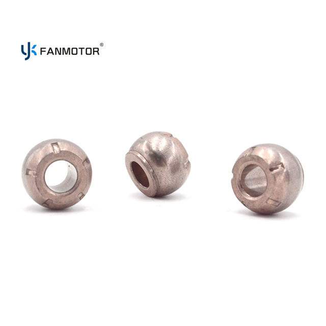 Motor de ventilador sumergido en aceite de alta carga con buje esférico sinterizado de 18 x 8 x 13 mm