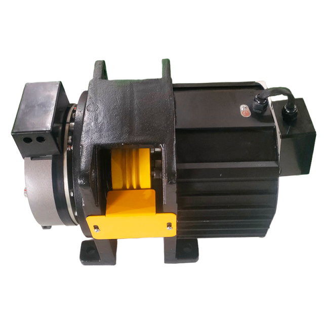 Máquina de tracción sin engranajes para elevador síncrono de imanes permanentes GLH200