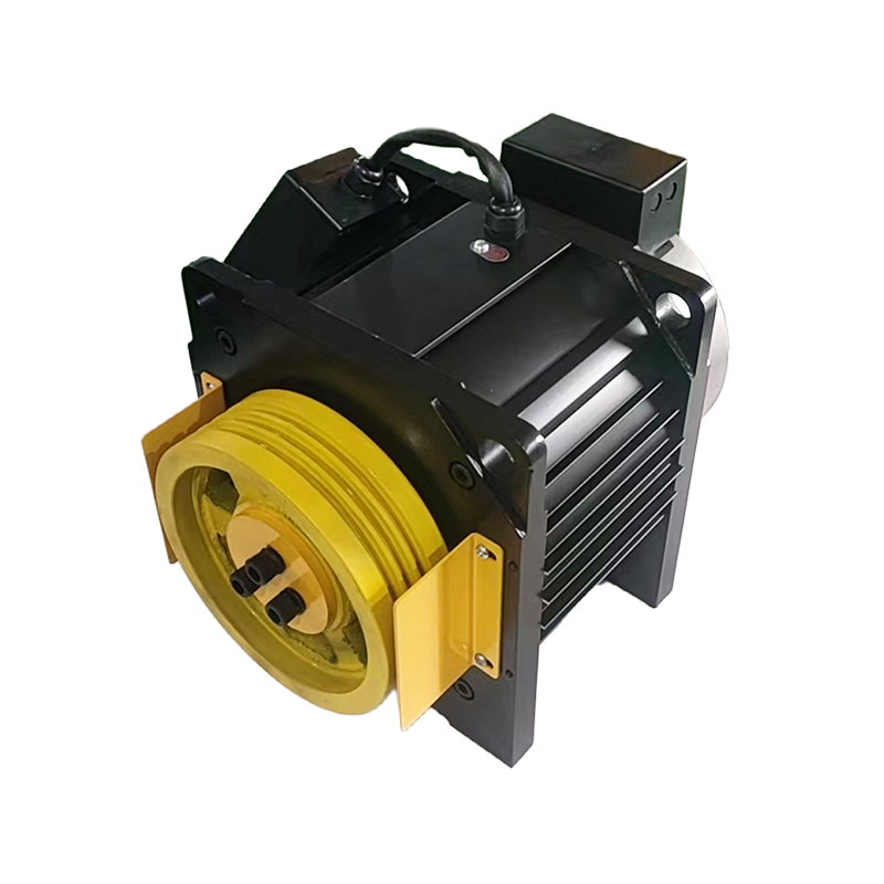 YK GLX200 630kg Roomless Elevator Gearless Traction Machine