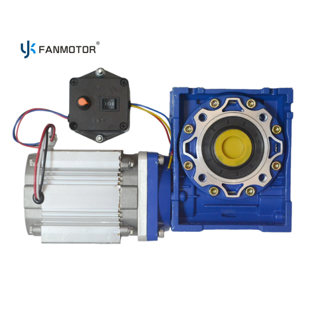 Motorreductor de velocidad de engranaje helicoidal NMRV50 1:20 con control preciso