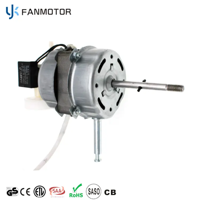 Motores de ventilador de mesa con pedestal de alambre de aluminio de 16/18/20 mm y caja de engranajes con condensador
