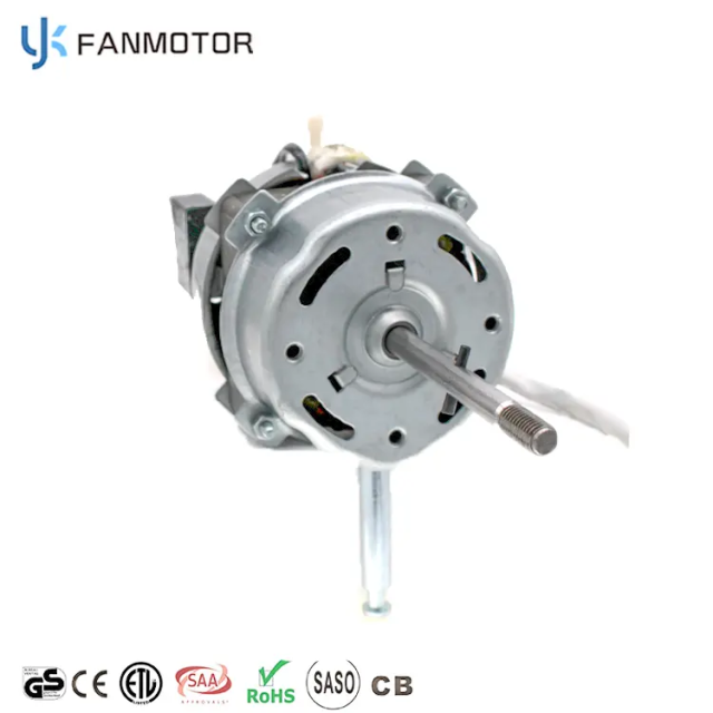 Motores de ventilador de mesa con pedestal de alambre de aluminio de 16/18/20 mm y caja de engranajes con condensador