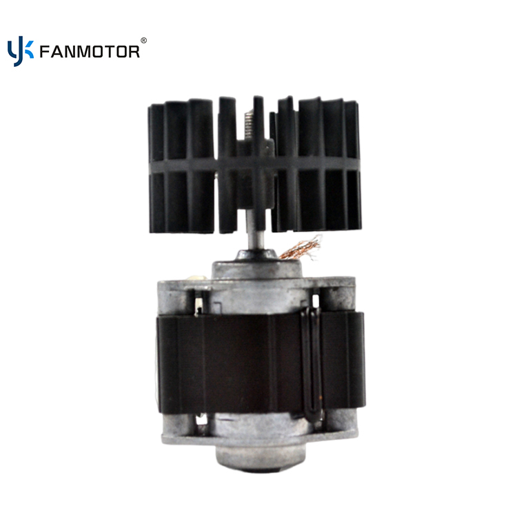 Motor de alambre de cobre personalizado de 48 x 15 mm con polos sombreados para enfriador de gabinete.