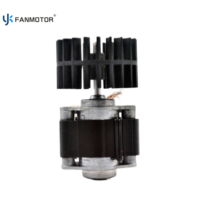 Motor de alambre de cobre personalizado de 48 x 15 mm con polos sombreados para enfriador de gabinete.