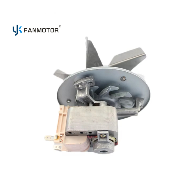 Motor universal de CA para horno eléctrico de secado de pizzas con poste sombreado