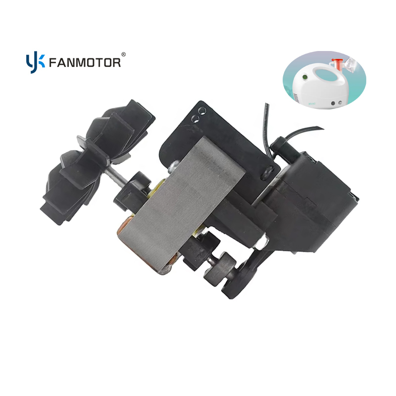 Low Noise 6225mm Ball Bearing Aluminum Wire Nebulizer Compressor Motor