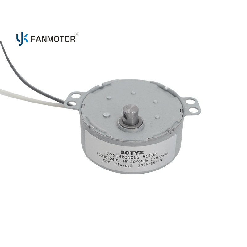 50TYZ Mini AC Claw Pole Permanent Magnet Synchronous Motor CCW 5/6RPM