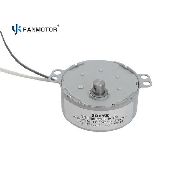 50TYZ Mini AC Claw Pole Permanent Magnet Synchronous Motor CCW 5/6RPM