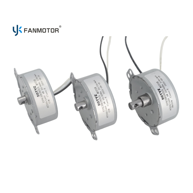 Ventilador de pared eléctrico con guía de vibración, motor síncrono 50TYZ, marcha en contra de las agujas del reloj, 20/24 rpm