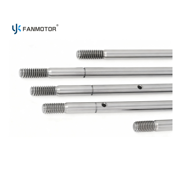 Piezas de motor de ventilador de pedestal personalizadas profesionales, eje de motor de acero C#45