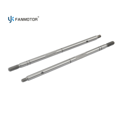 Suministro a granel de eje de engranaje del rotor del motor del ventilador de pedestal eléctrico de acero C45 de 8 mm