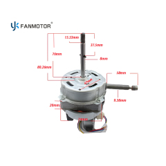 Motor de ventilador de pared eléctrico de CA de alta eficiencia, 3 velocidades, arranque por condensador