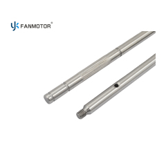 Proveedor de eje de motor de ventilador de acero al carbono C45 personalizado para ventiladores eléctricos de CA