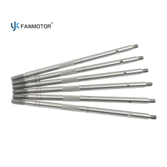 Suministro a granel de eje de engranaje del rotor del motor del ventilador de pedestal eléctrico de acero C45 de 8 mm