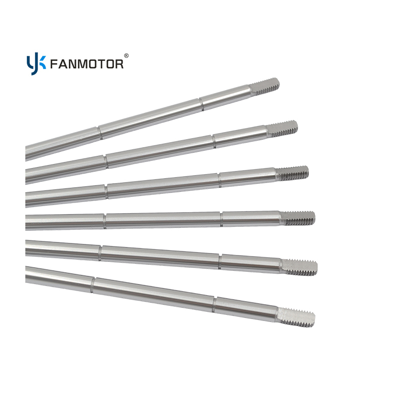 Custom CNC Machining Carbon Steel Fan Motor Shaft for Smooth Operation