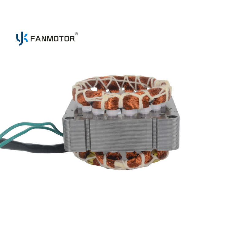 Supply Silicon Steel 71mm AC Fan Stator Core with Pure Copper Winding
