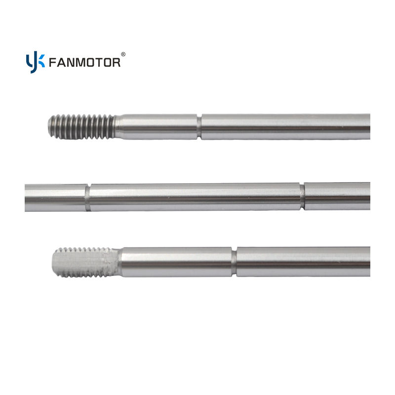 Custom CNC Machining Carbon Steel Fan Motor Shaft for Smooth Operation