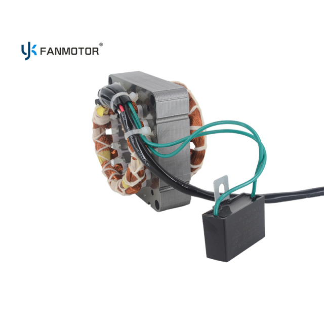 Suministro de núcleo de estator de ventilador de CA de acero al silicio de 71 mm con bobinado de cobre puro