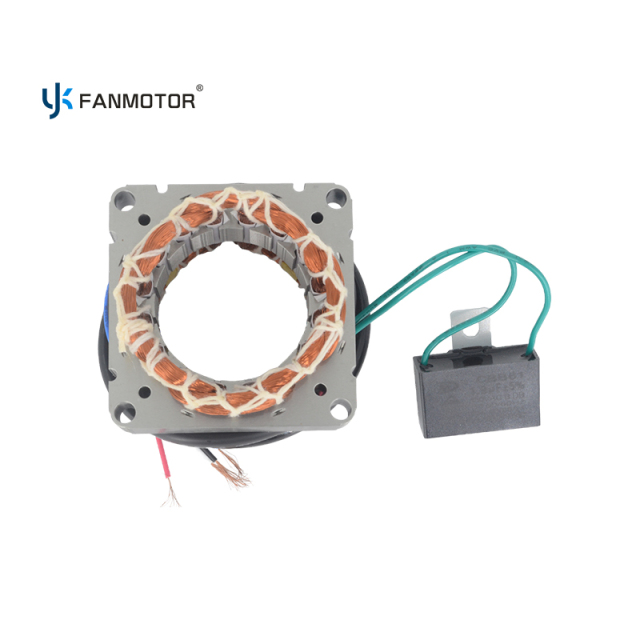 Suministro de núcleo de estator de ventilador de CA de acero al silicio de 71 mm con bobinado de cobre puro