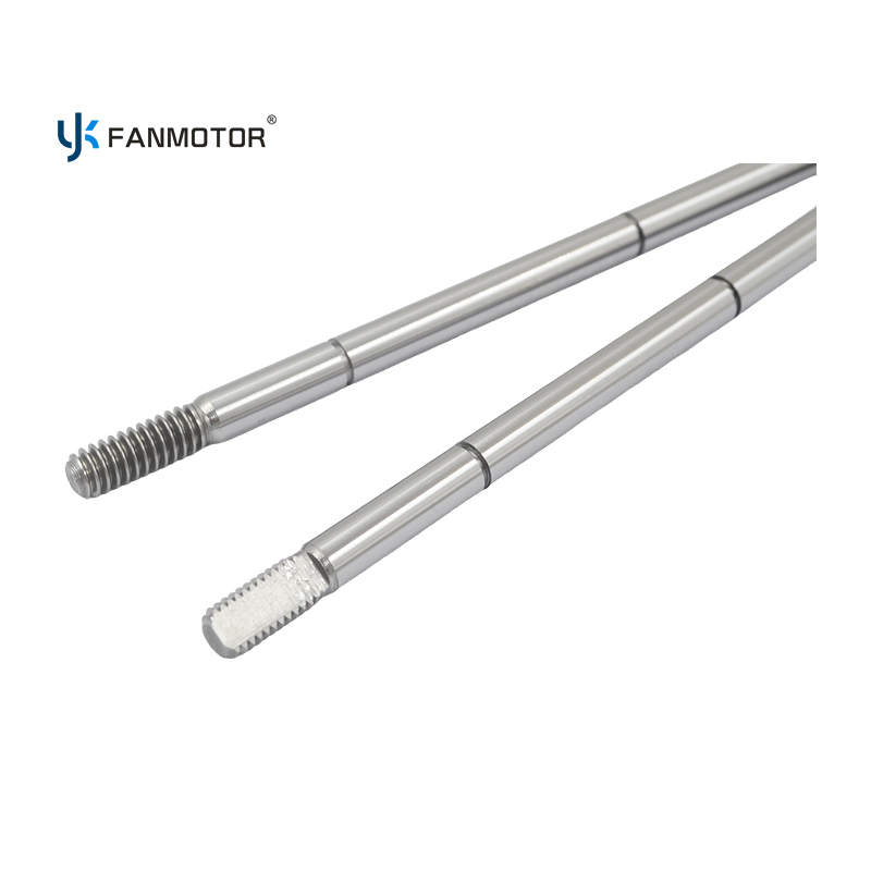 Custom CNC Machining Carbon Steel Fan Motor Shaft for Smooth Operation
