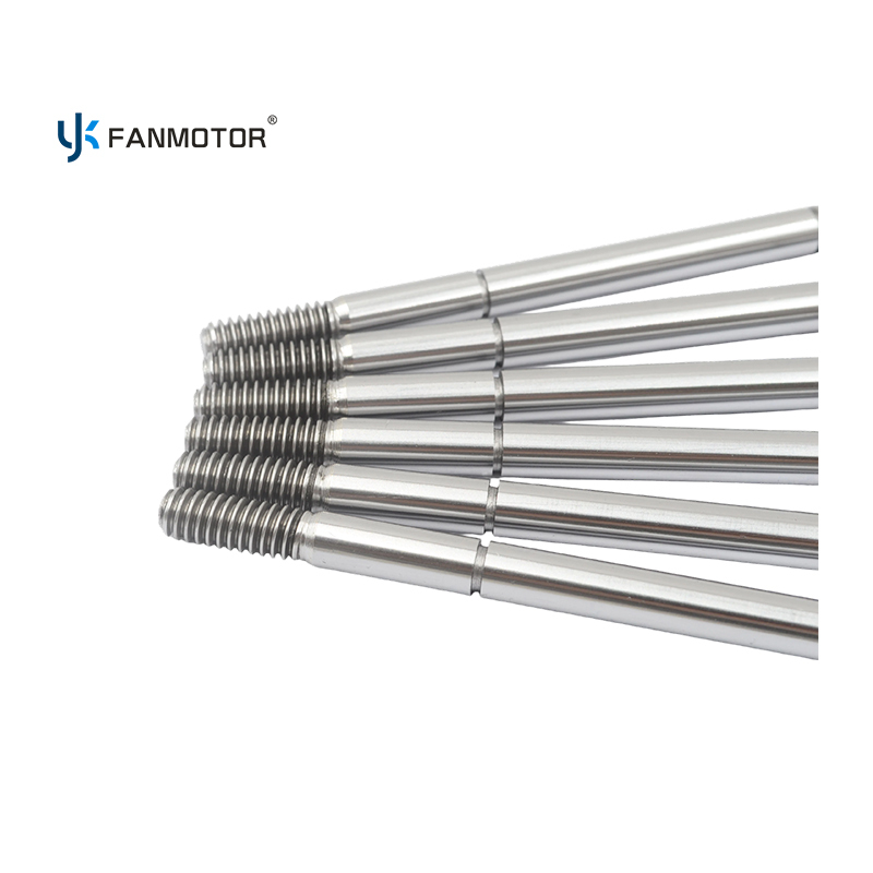 Custom CNC Machining Carbon Steel Fan Motor Shaft for Smooth Operation