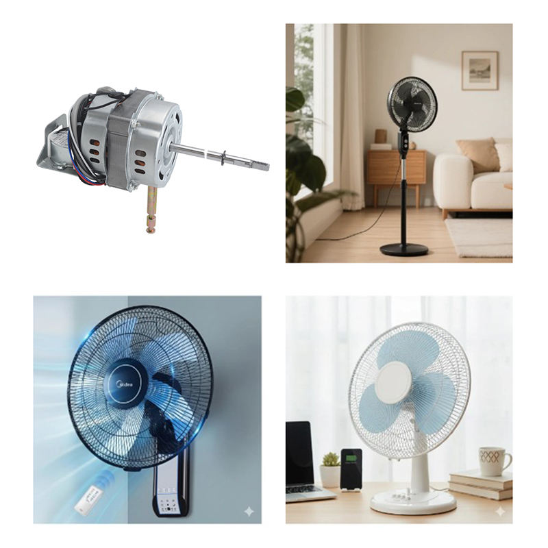 High-Performance AC Asynchronous Wall Fan Motor 7420mm | YKFANMOTOR