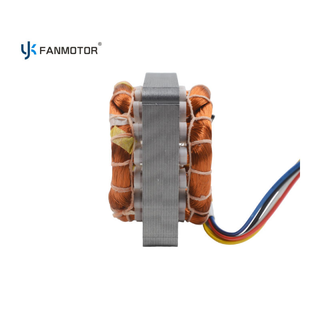 Estator de motor de ventilador con bobinado de aluminio 7516 de alta eficiencia