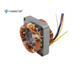 Estator de motor de ventilador con bobinado de aluminio 7516 de alta eficiencia