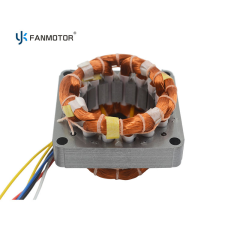 Estator de motor de ventilador con bobinado de aluminio 7516 de alta eficiencia