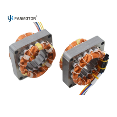 Estator de motor de ventilador con bobinado de aluminio 7516 de alta eficiencia