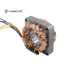 Estator de ventilador eléctrico de 16/18 pulgadas con núcleo laminado y bobinado de cobre puro