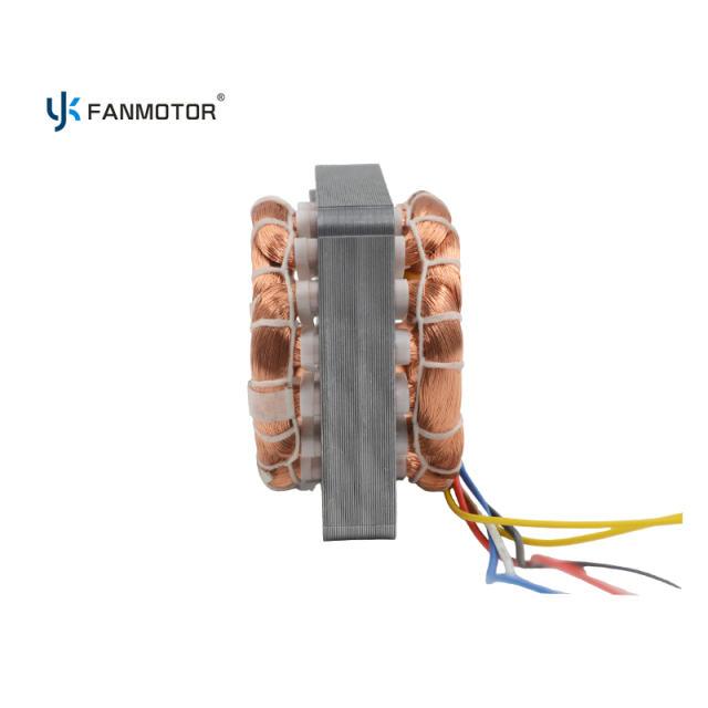 Estator de ventilador eléctrico de 16/18 pulgadas con núcleo laminado y bobinado de cobre puro