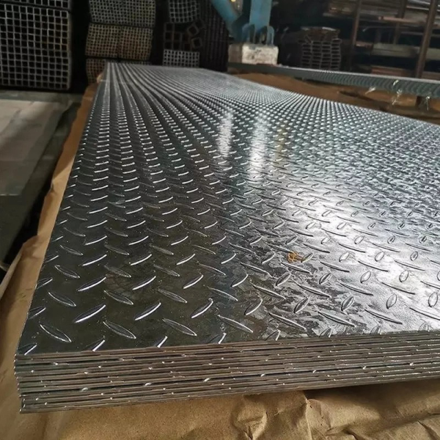 6mm Cold Rolled Brushed Finish 1.4845 Stainless Steel Checkered Plate