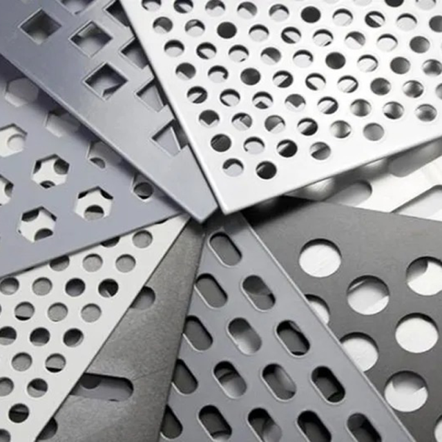 1.2mm Cold Rolled Brushed Finish 1.4571 Stainless Steel Perforated Plate