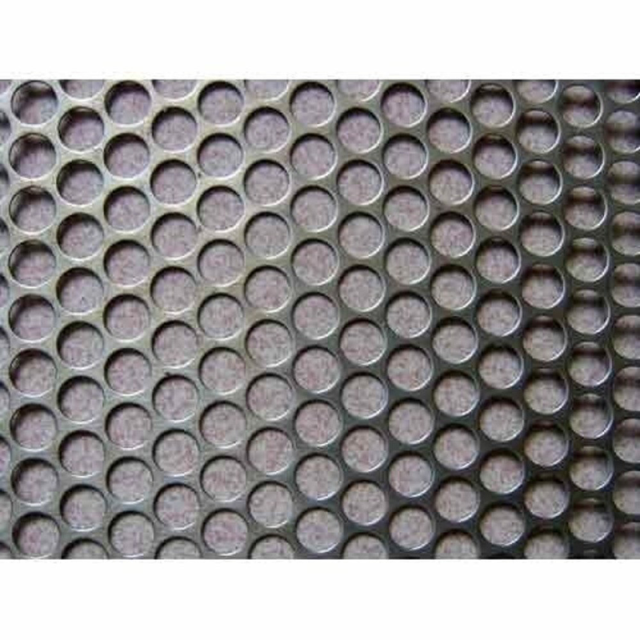 1.2mm Cold Rolled Brushed Finish 1.4571 Stainless Steel Perforated Plate